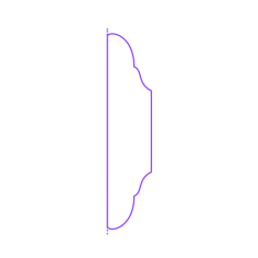 Buildings Mouldings Trim Chair Rail Flat Stencil Svg Design File, Free Vectors File